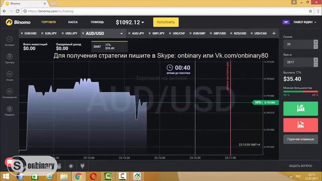 Онлайн обучение торговли бинарными опционами