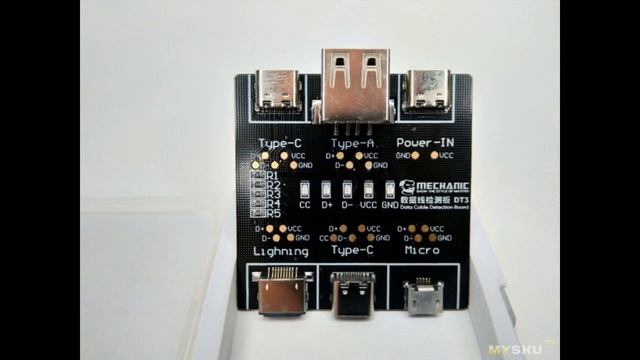 Тестер исправности USB кабелей MECHANIC DT3 | #Обзор