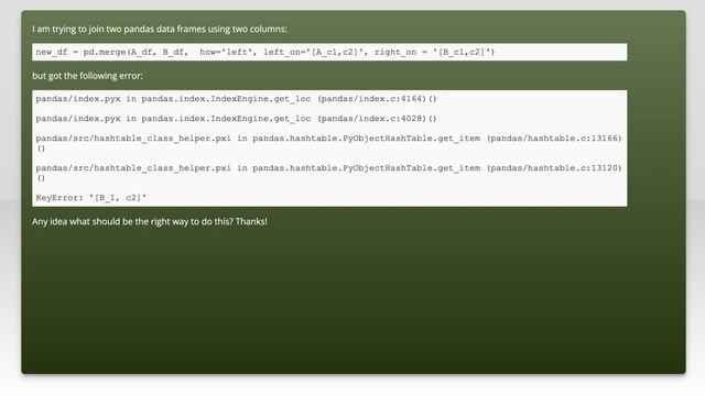 pandas: merge (join) two data frames on multiple columns смотреть онлайн