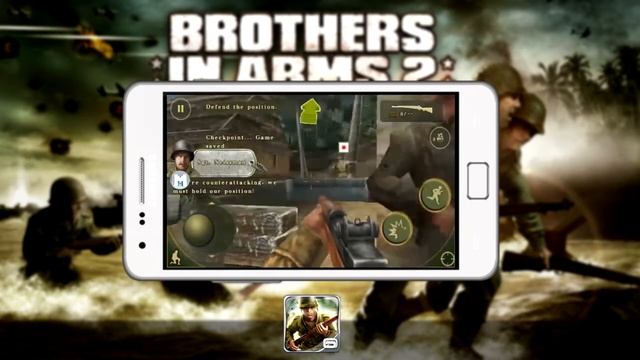 Обзор на Brothers in Arms 2: Global Front (Android) смотреть онлайн