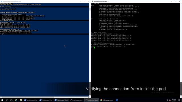Kubernetes with Windows and Linux containers using OVS and OVN on AWS (Amazon Web Services) смотреть онлайн