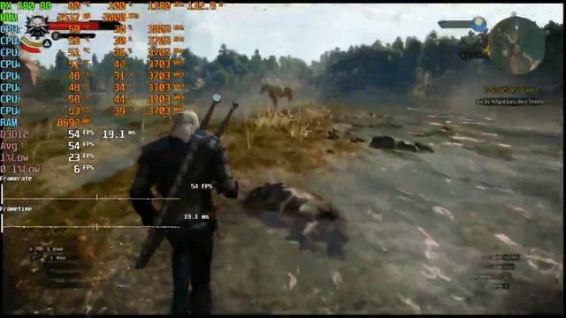The Witcher 3 Next Gen RX 580 8GB 1080p, 900p, 720p FSR смотреть онлайн