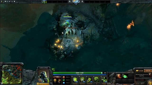 Dota2: Permanently blocking Dire's jungle with Clockwerk and Earth Spirit смотреть онлайн