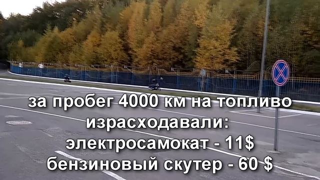 Сравнил по расходам за год (4000 км) электро и бензиновый скутеры. Рубли в видео белорусские. смотреть онлайн
