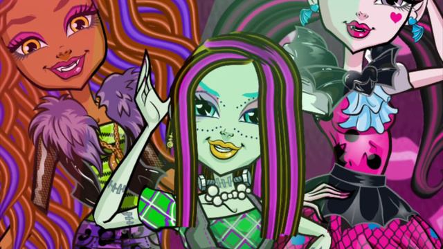 Наряды из игры Monster High смотреть онлайн