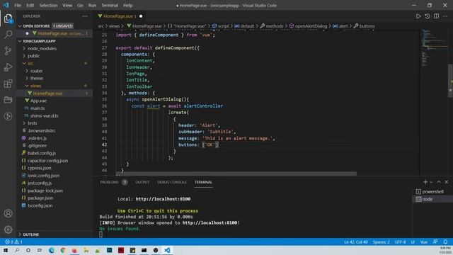How to create an #alertDialog in Ionic-Vue framework? смотреть онлайн