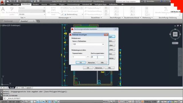 AutoCAD: Erstellen und Bearbeiten einer Maßstabsliste смотреть онлайн