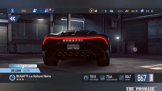 Bugatti La Voiture Noir - Need for Speed No Limits (tourl смотреть онлайн