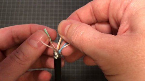 How to install a RJ45 connector on a Cat 7 S-FTP cable