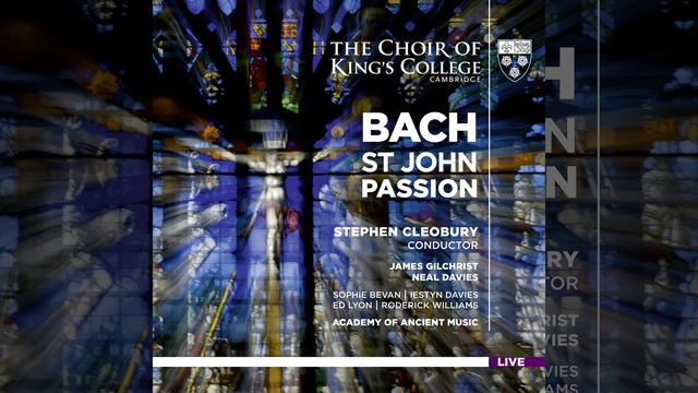 St. John Passion, BWV 245, Pt. II: Es ist vollbracht (Aria) (Live) смотреть онлайн