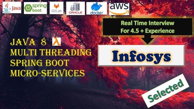 INFOSYS || Selected || Core Java || Spring boot || Microservices || Real Time Java Interview смотреть онлайн