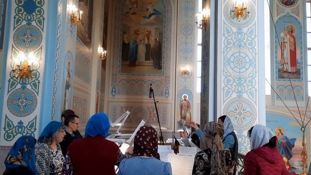 Задостойник праздника Рождества Пресвятой Богородицы. Регент Екатерина Артюхова. смотреть онлайн