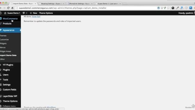 Suave WooCommerce Theme Tutorial - Install and setup смотреть онлайн