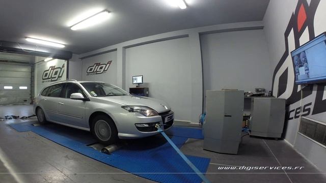 Renault Laguna 2.0 dci 130cv Reprogrammation Moteur @ 203cv Digiservices Paris 77 Dyno смотреть онлайн