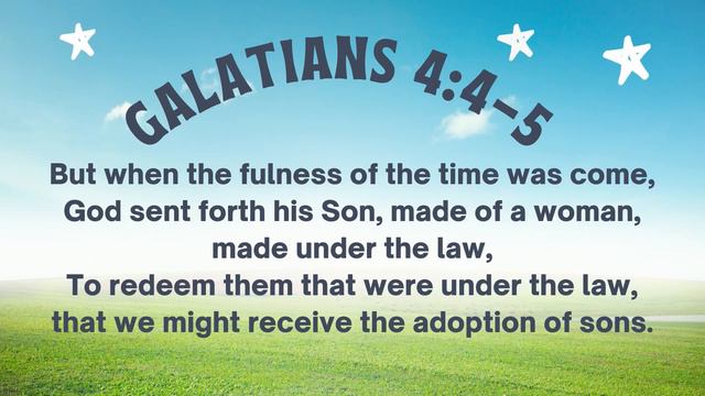 Galatians 4:4- 5 KJV Scripture Song смотреть онлайн