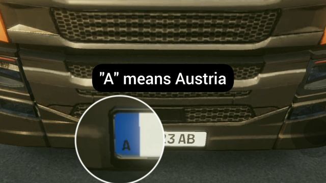 Truckers Of Europe 3 - Number Plates If Trucks Were Registered In Different Cities (Android & IOS)
