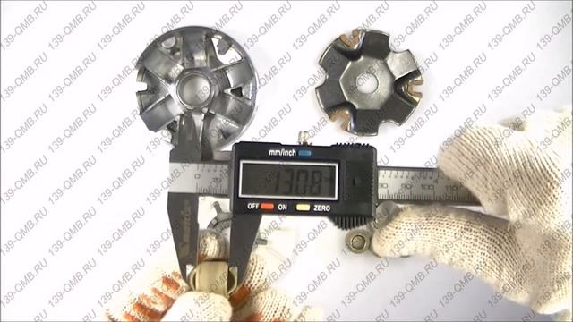 Вариатор в сборе 50-85сс 139QMB - обзор, замеры смотреть онлайн