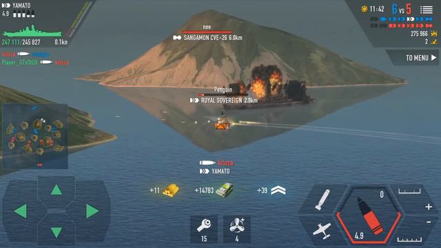 Battle of warship: Yamato vs 3 Yamato смотреть онлайн