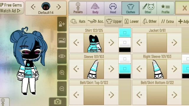 Делаю персонажа в Инверсии/Гача Клуб смотреть онлайн