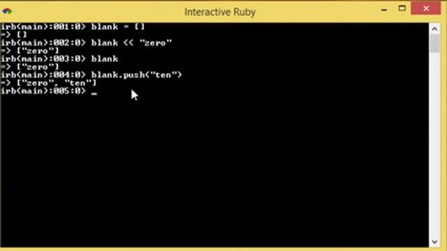 Ruby - 28 - Inserting Objects into an Array смотреть онлайн
