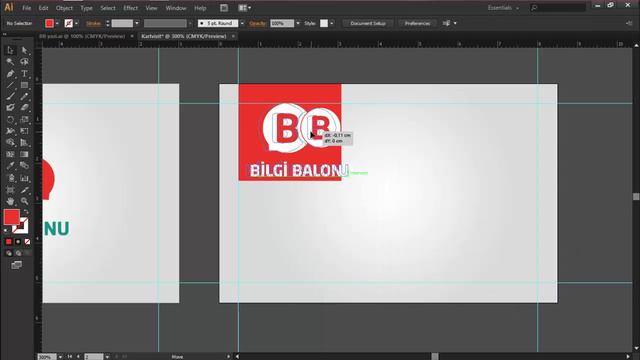 Adobe Illustrator Dersleri ( Kartvizit Yapımı ) смотреть онлайн
