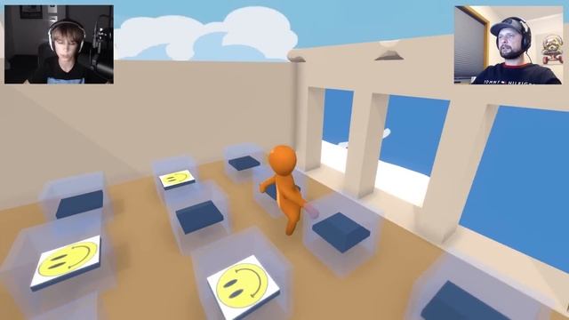 JERRY AND HIS FRIEND STEALING FOOD FROM TOM in HUMAN FALL FLAT смотреть онлайн