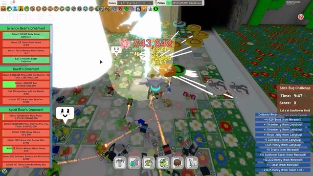 НОВОГОДНЯЯ ЕЛКА в игре Симулятор пчеловода роблокс | Bee Swarm Simulator roblox | Мифические пчелы смотреть онлайн