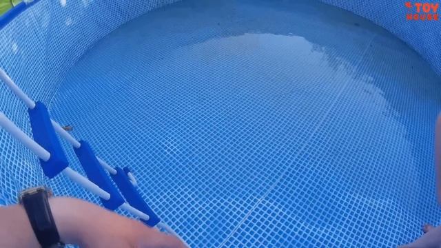 Каркасный бассейн интекс intex 549x122 расклеился смотреть онлайн