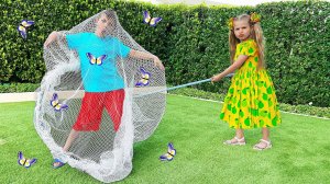 Диана и Рома показывают, как нужно любить природу [Видео для детей]