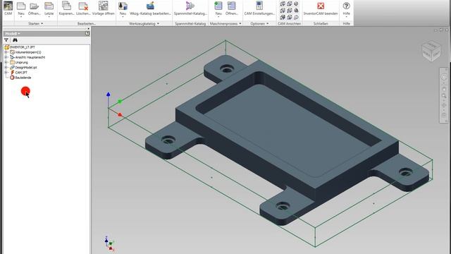 InventorCAM 2012 | Inventor LT Integration смотреть онлайн