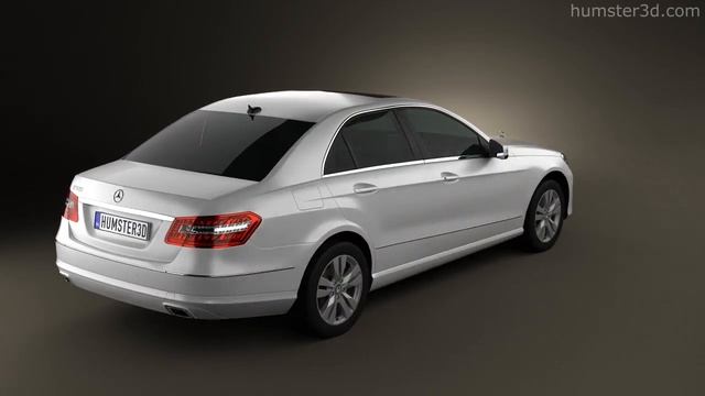 MercedesBenz E500 2010 by 3D model store Humster3D.com смотреть онлайн