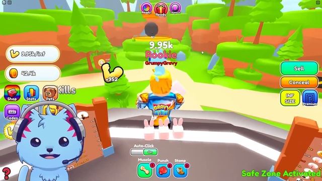 Buying Infinite Size Gamepass In Roblox Muscle Lifting Simulator смотреть онлайн