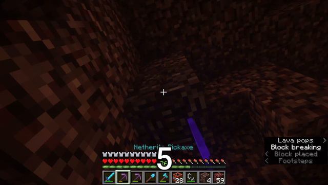 NETHERITE MINING FOR 1 HOUR IN MINECRAFT 1.20+ смотреть онлайн