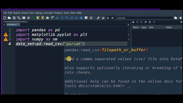 #5 How to import datasets in spider|How to extract dependent or independent data (by- Sunil yadav) смотреть онлайн