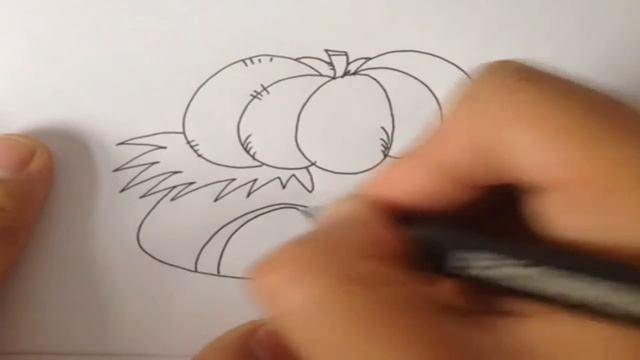 Уроки рисования, Как нарисовать домик тыкву, Drawing lessons, how to draw a pumpkin house, супер ко смотреть онлайн