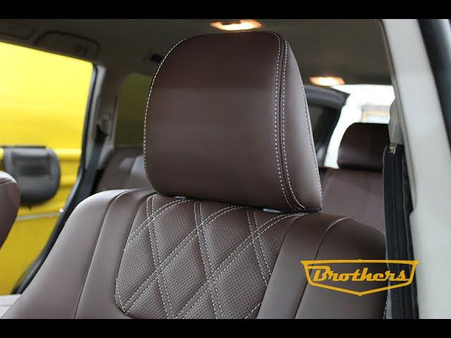 Авточехлы для Totota Prado 150 2020 из экокожи Nappa (Aurora)/ Производство Бразерс Тюнинг смотреть онлайн
