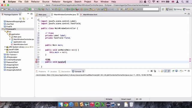 JavaFX Java GUI Tutorial [4] - Erstellen der Controller Class - DEUTSCH смотреть онлайн