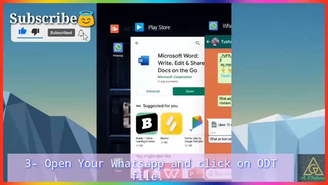 How To open ODT file on Android || By A.S Technical смотреть онлайн