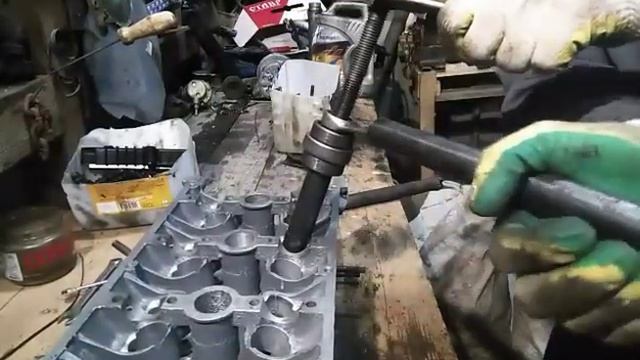 Ремонт гбц газ 405 выпресовка направляющих клапанов смотреть онлайн