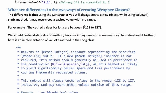 08 Wrapper Classes смотреть онлайн