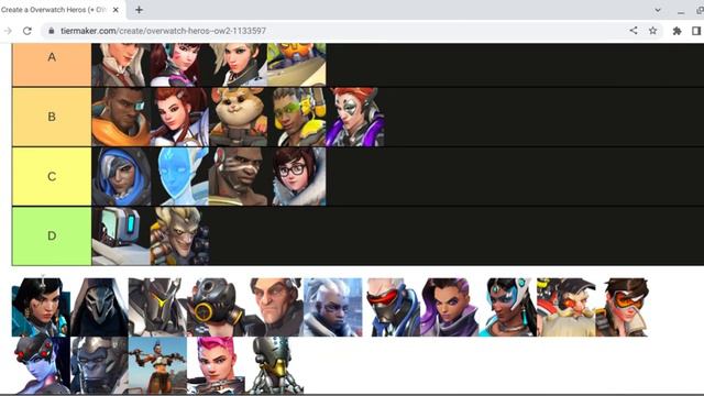 MY OVERWATCH TIER LIST смотреть онлайн