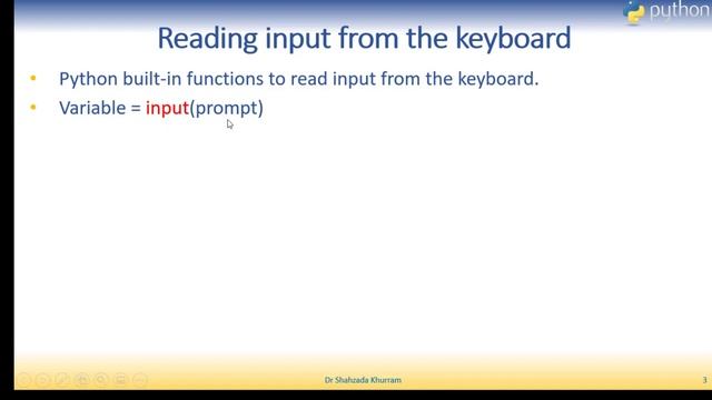 Input and output Expression | Learn Python смотреть онлайн