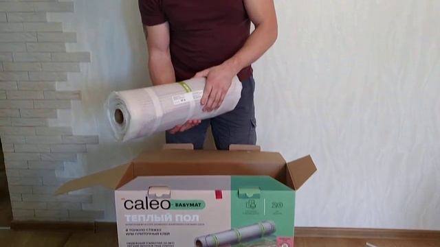 Распаковка — Теплый пол электрический Caleo Easymat 140-0.5-7.0