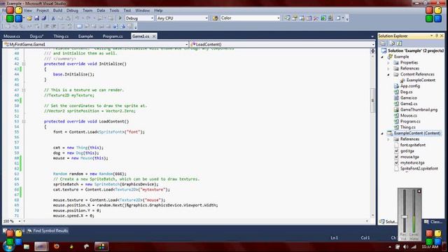 XNA Framework Tutorial смотреть онлайн