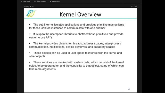 IEEE SecDev tutorial on seL4 microkernel By Nicholas Evancich (Trusted Science and Technology, Inc) смотреть онлайн