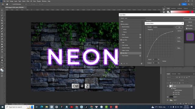 How to create a Neon Text Effect in Adobe Photoshop CC 2013 смотреть онлайн