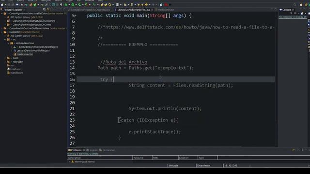 05. Lectura de Archivos con la Clase Files ( Parte01 ) | Sistema de Archivos con Java NIO.2 смотреть онлайн