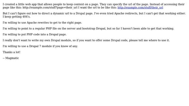 Drupal: How to direct a dynamic url to a Drupal page? (2 Solutions!!) смотреть онлайн