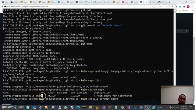 helm package, install, upgrade using github pages as repo смотреть онлайн