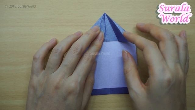 Origami - Fork (How To Make A Paper Fork, Tutorial)